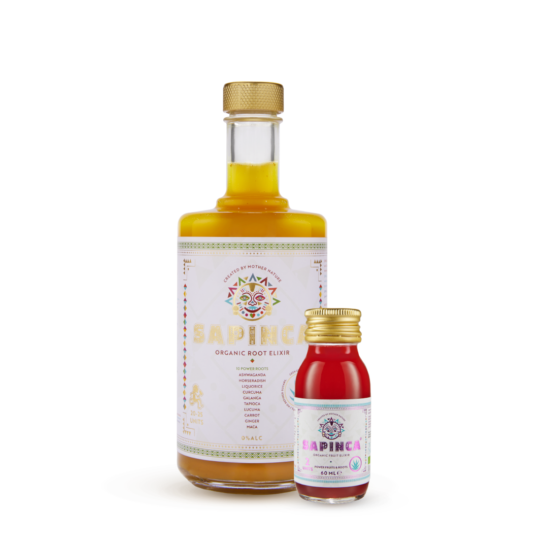 Šaknų Sapinca 495ml ir Vaisių Sapinca 60ml