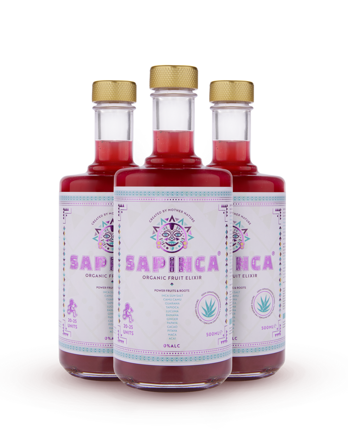 Sapinca ekologiškas vaisių ir uogų gėrimas - 3 buteliai